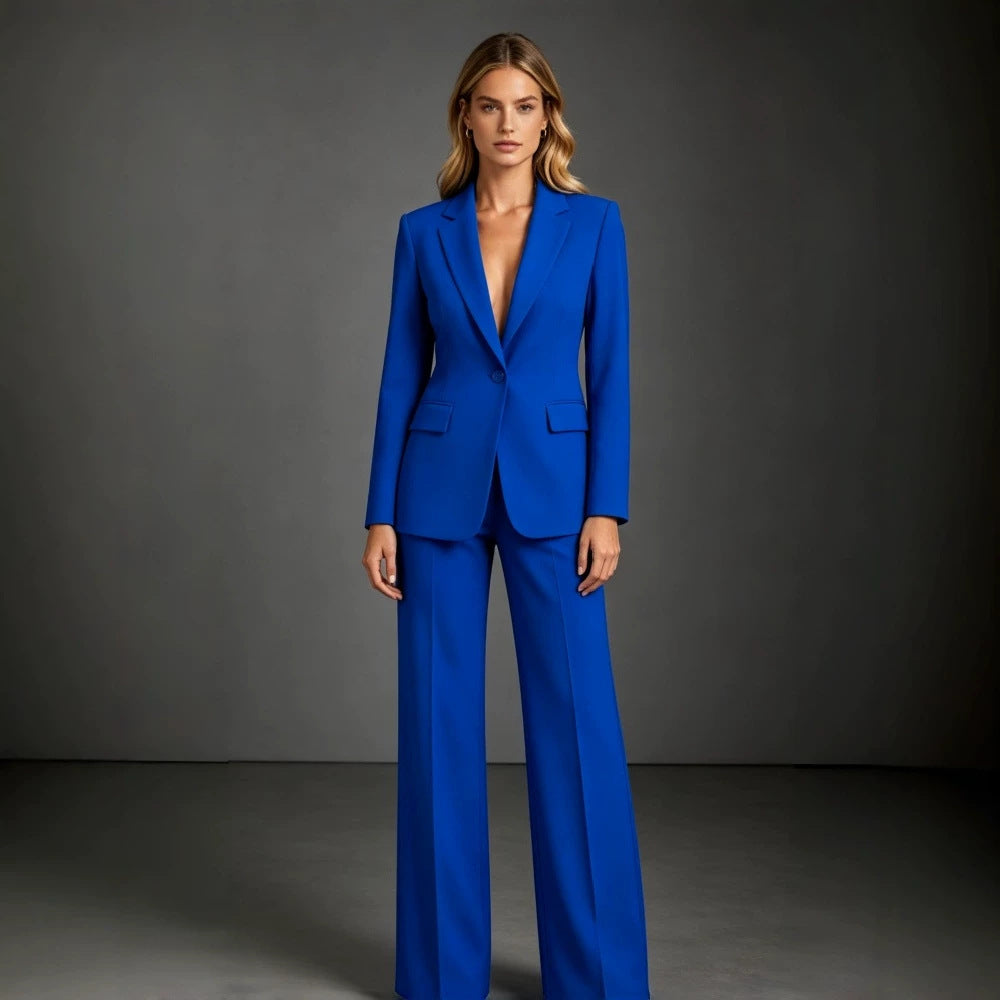 Damen Eleganter Anzug mit weitem Bein – Élanora
