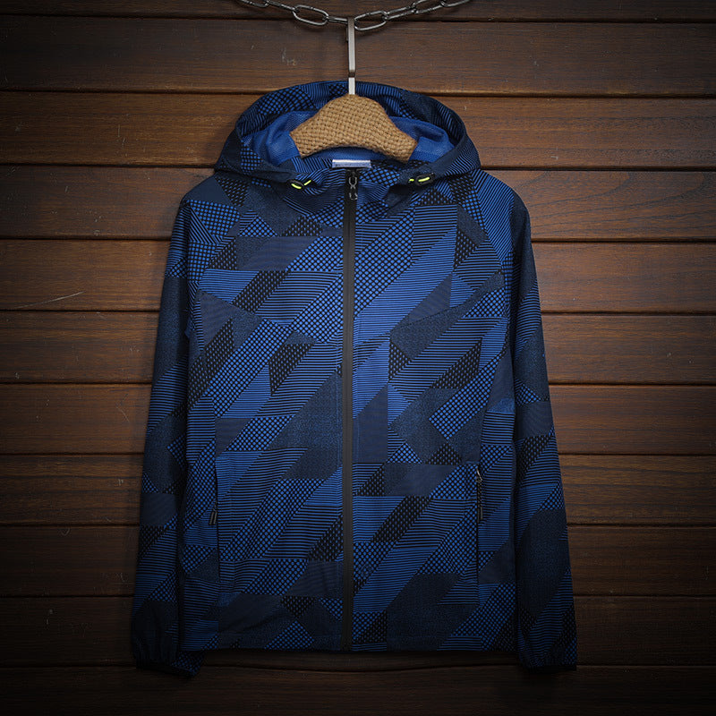 Herren Sportliche Leichtgewicht Jacke Echo Archiv