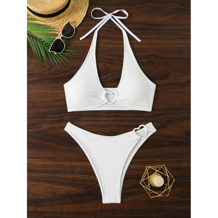 Damen Hochgeschnittener Bikini mit dekorativen Knoten Echo Archiv