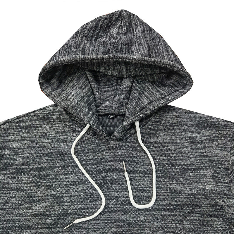 Herren sportliches Kapuzenshirt mit modischem Strukturdesign Echoarchiv