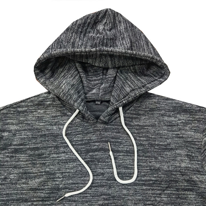 Herren sportliches Kapuzenshirt mit modischem Strukturdesign Echoarchiv