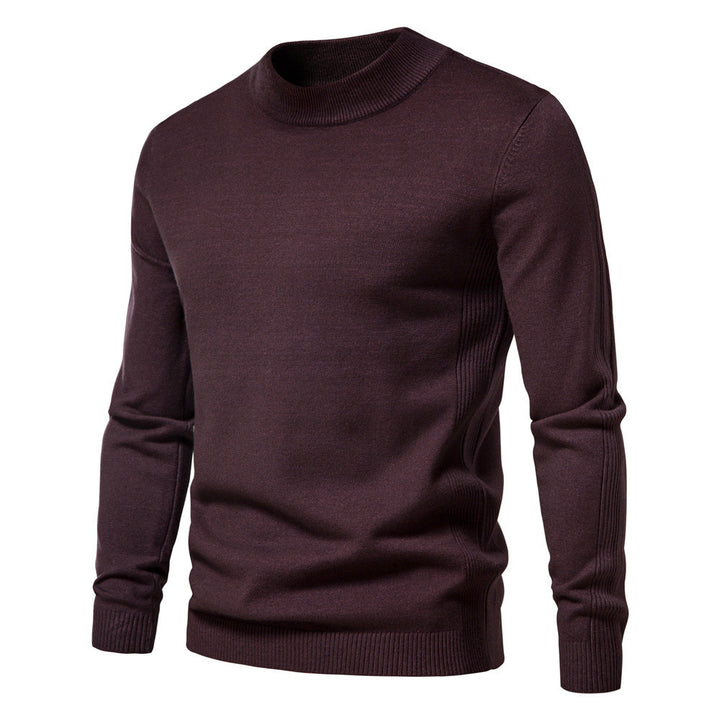 Herren eleganter Rollkragenpullover aus feiner Wolle Echoarchiv