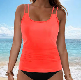 Damen Tankini-Oberteil mit modischem Rüschendesign Echo Archiv