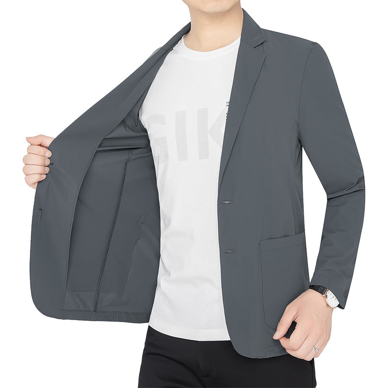 Herren Blazerjacke Slim Fit aus innovativem Echoarchiv-Gewebe