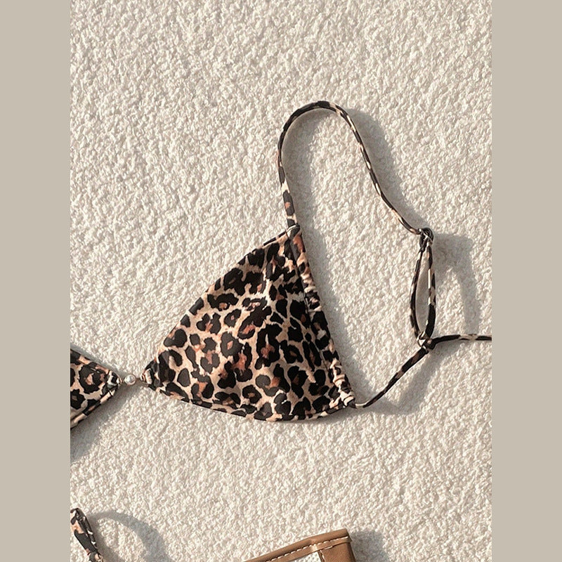 Damen Triangel-Bikini mit elegantem Leo-Muster Echo Archiv