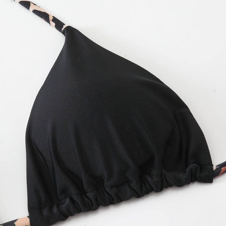 Damen Triangel-Bikini-Set mit kreativem Bindesystem und hohem Beinausschnitt Echo Archiv