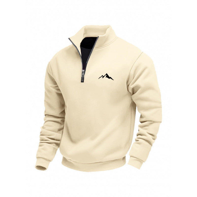 Herren Sweatshirt mit kurzem Reißverschluss Echoarchiv
