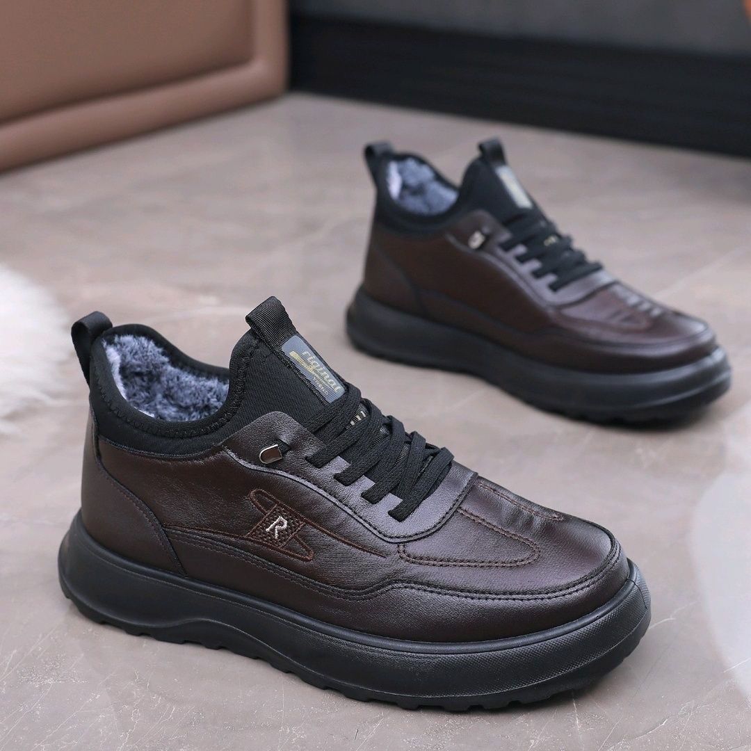 Herren Gefütterter Winter-Sneaker mit Teddyfutter und robuster Profilsohle Echoarhiv