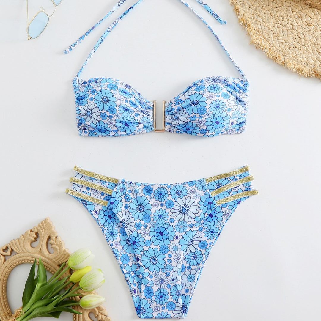 Damen Bandeau-Bikini mit verstellbaren Trägern und elegantem Schnitt Echo Archiv