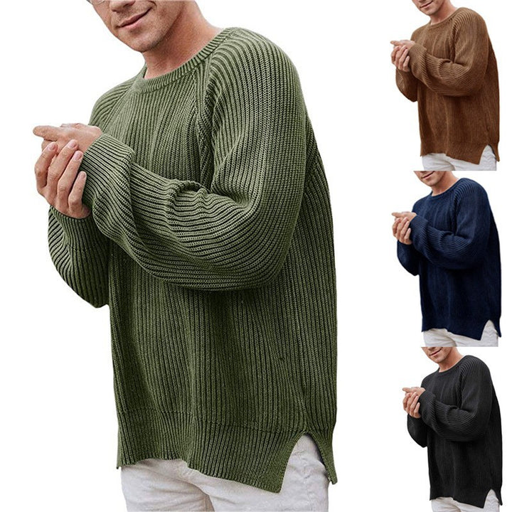 Herren Großer Strickpullover Echoarchiv