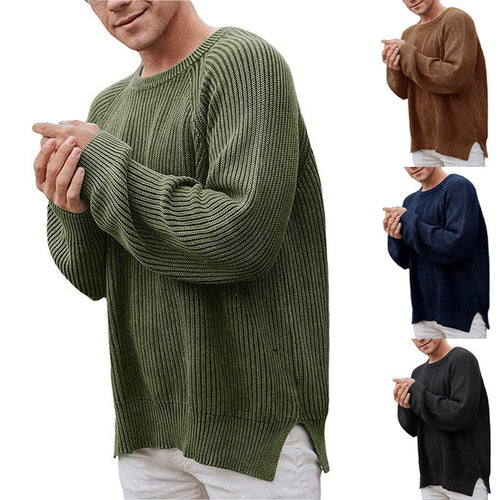 Herren Großer Strickpullover Echoarchiv