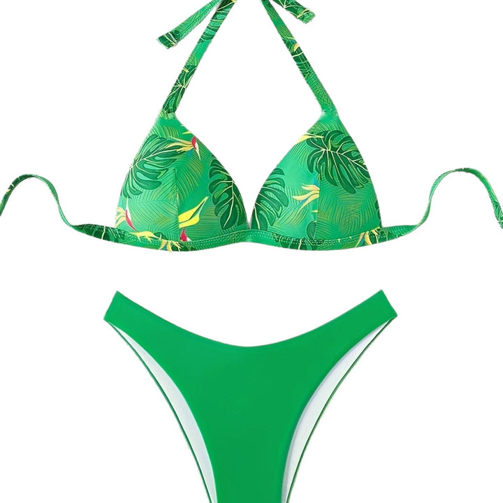 Damen Triangel-Bikini mit floralen Designs Echo Archiv