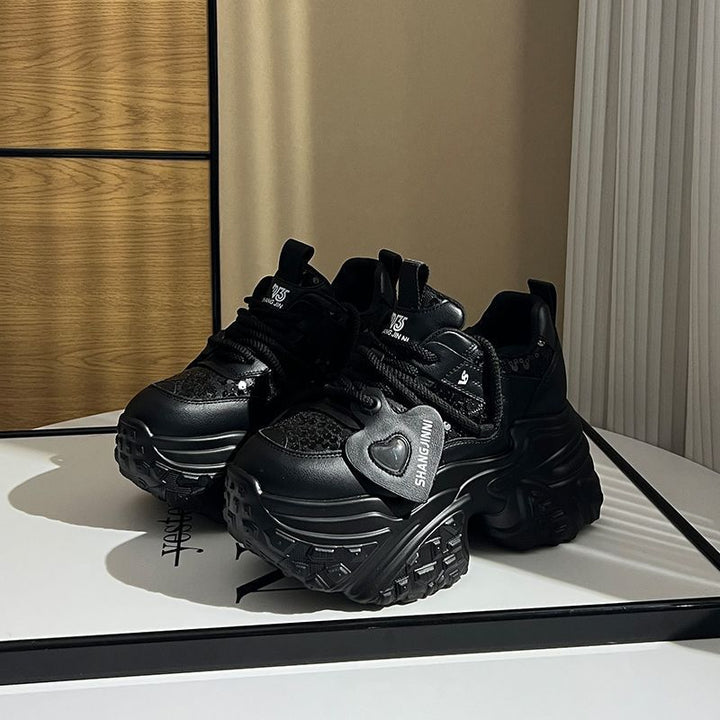 Damen Chunky Sneakers mit puffiger Sohle und innovativer Dämpfung Echo Archiv