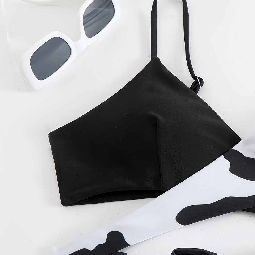 Damen Triangel-Bikini mit sportlichem Knoten-Design Echo Archiv
