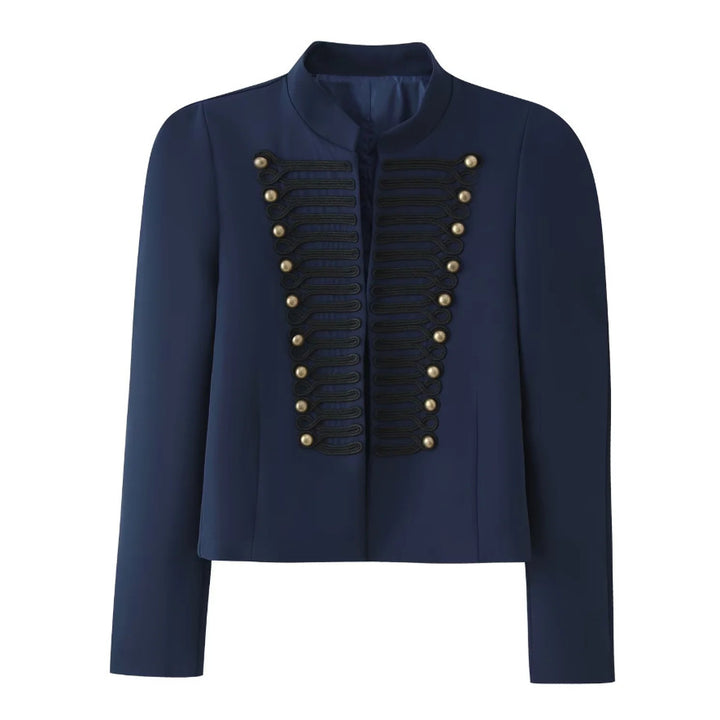 Damen Kurzjacke im hussareninspirierten Design mit Stehkragen und Zierkordeln Echo Archiv
