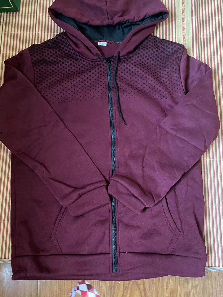 Herren Sportliche Kapuzenjacke mit durchgehendem Reißverschluss und praktischem Taschen Echoarchiv