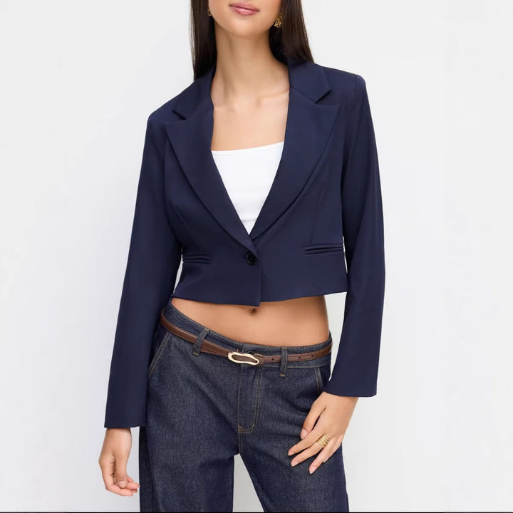 Damen Eleganter cropped Blazer Echo Archiv