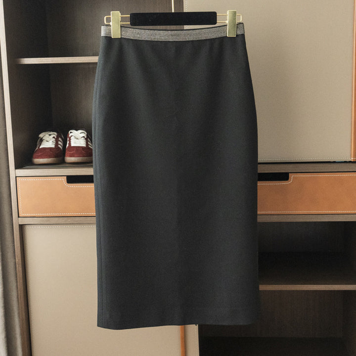 Damen Eleganter Bleistiftrock aus hochwertigem Material Echoarchiv
