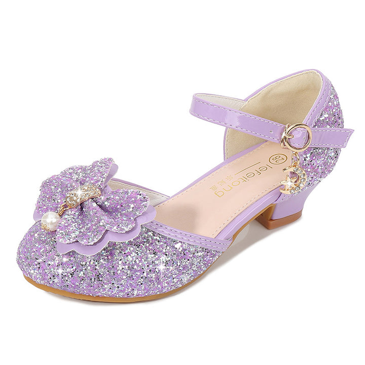 Mädchen Ballerina Schuhe mit funkelndem Blumenmotiv Echo Archiv