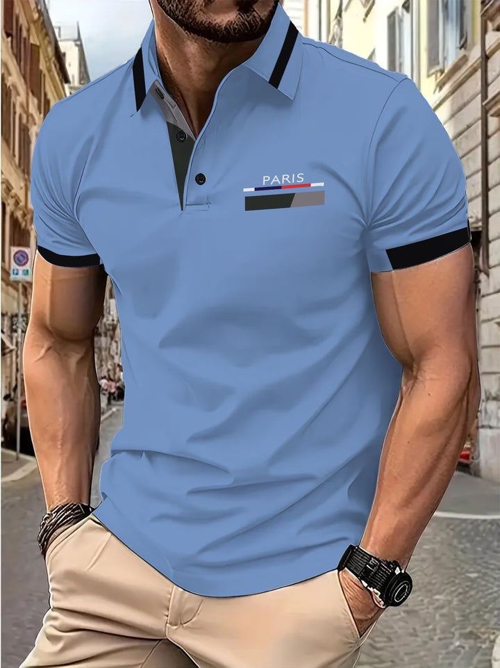 Herren modisches Poloshirt Echoarchiv