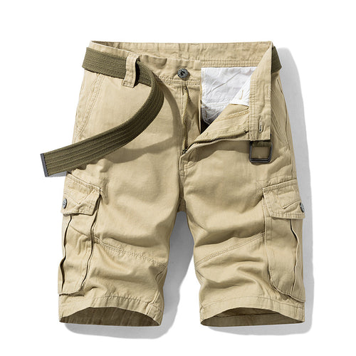 Herren Cargo-Shorts mit multifunktionalen Taschen und verstellbarem Bund Echoarchiv