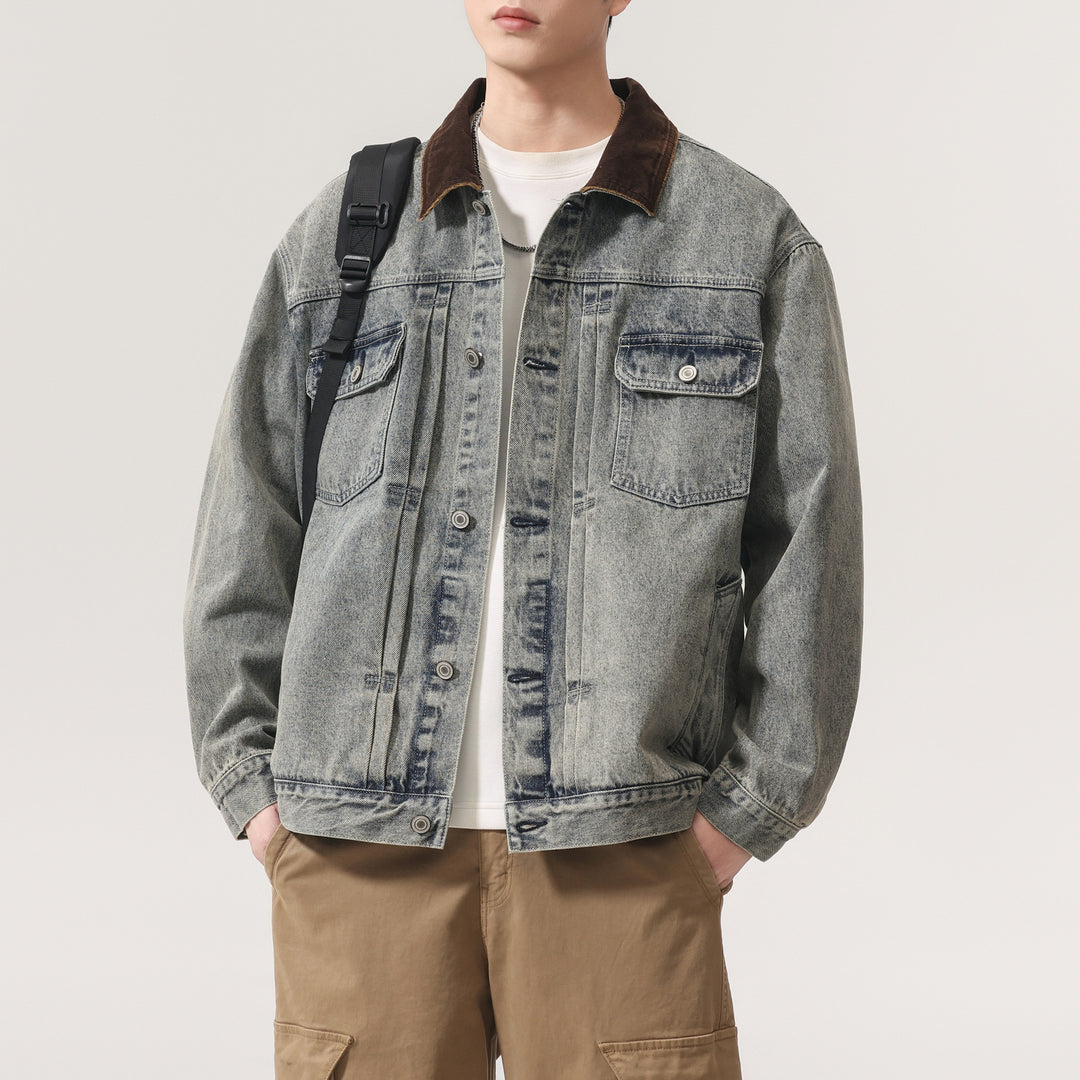 Herren Designer Jeansjacke Echoarchiv