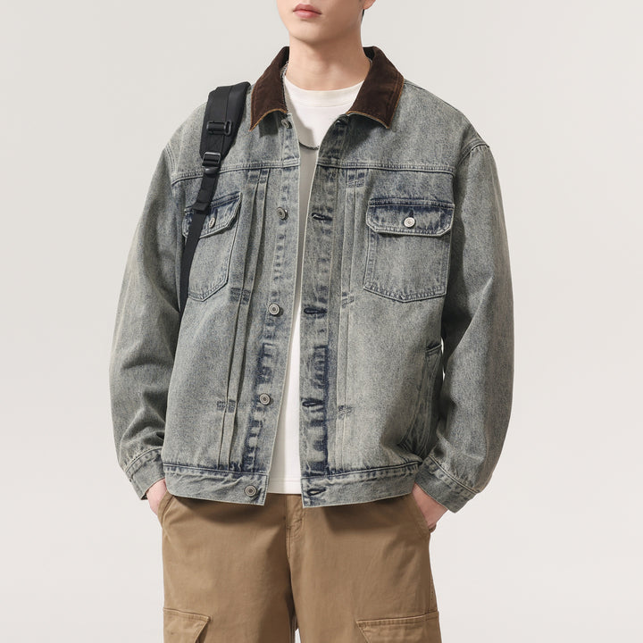 Herren Designer Jeansjacke Echoarchiv