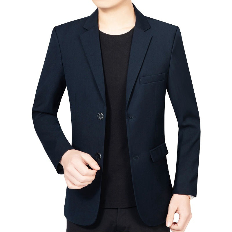 Herren Schlankes Business-Sakko mit minimalistischem Design und Stretch-Komfort – Tianoro