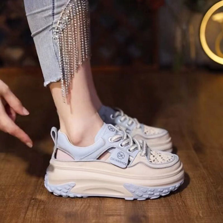 Damen High-Top Sneakers mit gepolsterter Sohle und atmungsaktiver Konstruktion Echo Archiv