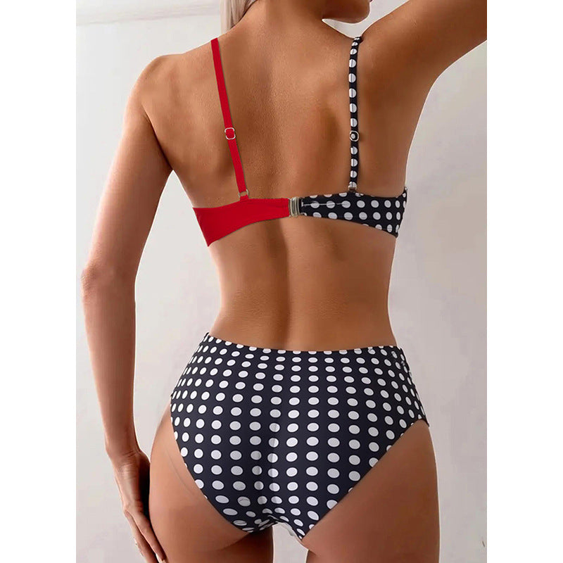 Damen Bikini Set mit verstellbaren Trägern und trendigem Pünktchenmuster Echo Archiv