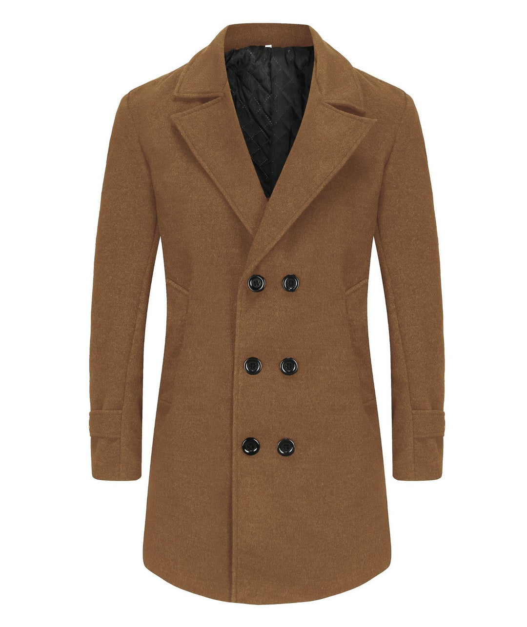 Herren eleganter doppelter Knopfmantel Echoarchiv