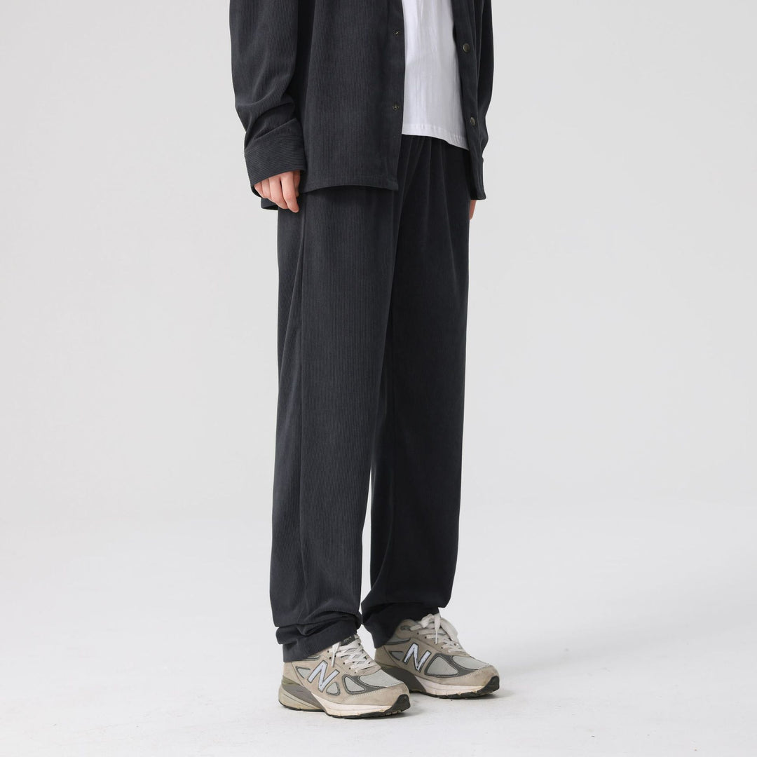 Damen Cordhose mit weitem Bein, elastischem Bund und Kordelzug Echo Archiv