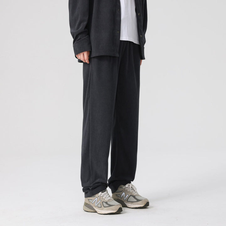 Damen Cordhose mit weitem Bein, elastischem Bund und Kordelzug Echo Archiv