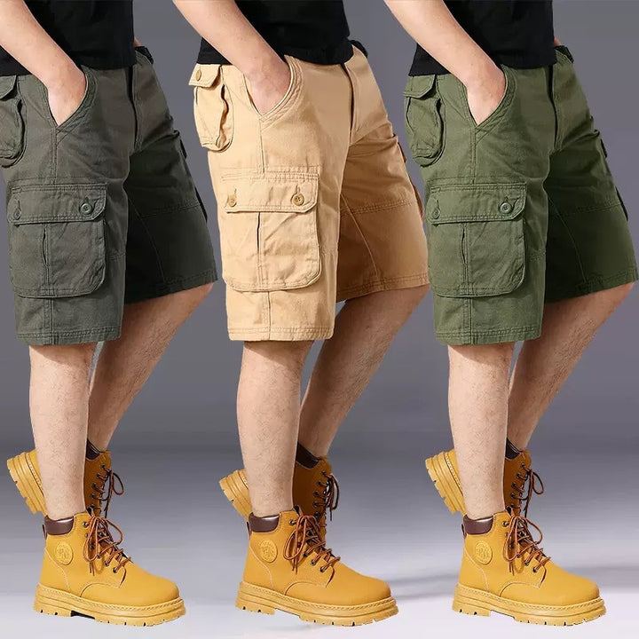 Herren Cargo-Shorts mit einer Vielzahl von praktischen Taschen und verstellbarem Bund Echoarchiv