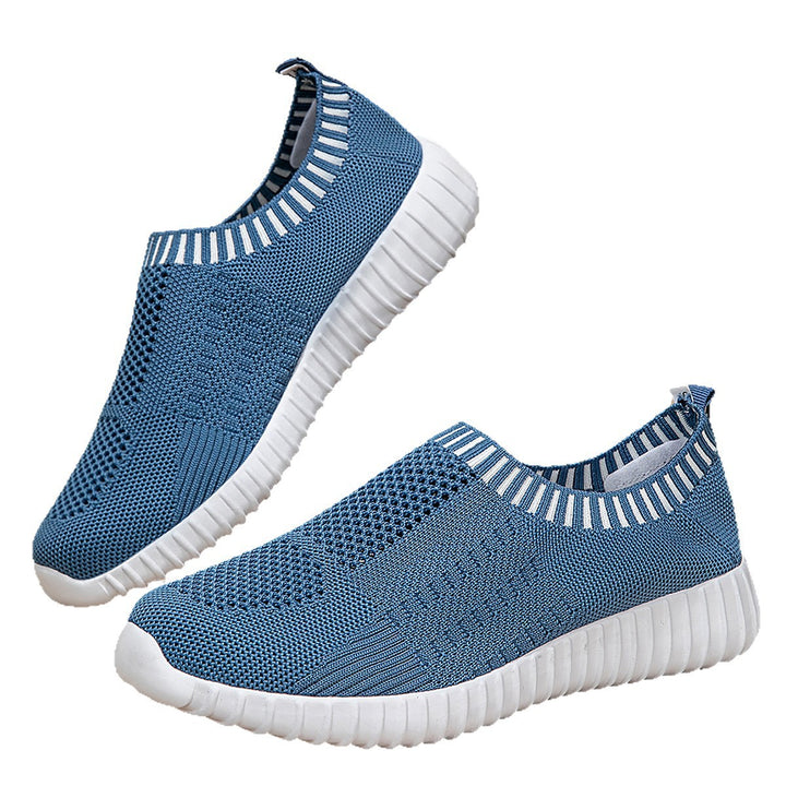 Damen nan elastischer Schlupf-Komfort-Sneaker mit dreidimensionaler Strickstruktur und profilierter Leichtsohle Echo Archiv