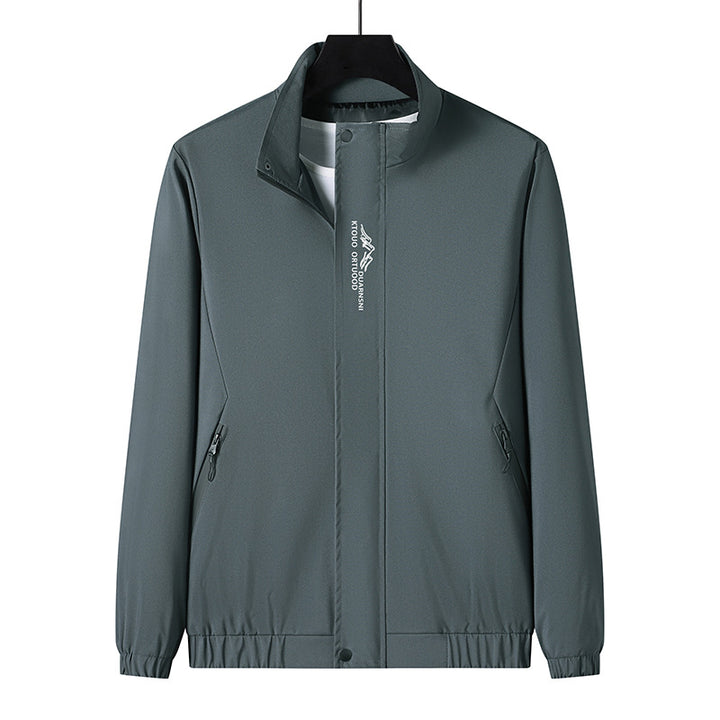 Herren Leichte Sportjacke mit hohem Kragen Echo Archiv