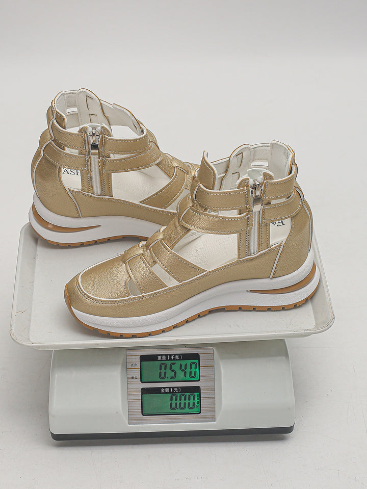 Damen Sportliche Plateau-Sandale mit geflochtenem Riemen und dämpfender Profilsohle – Sorelia