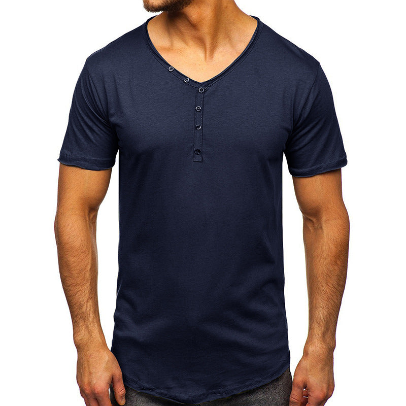 Herren Kurzarmshirt mit Knopfleiste Echoarchiv