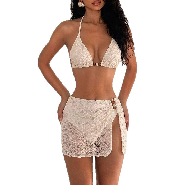 Damen Spitzen-Bikini-Set mit raffiniertem Wickelrock Echo Archiv