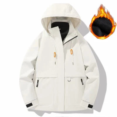 Herren Wattierte Softshell-Funktionsjacke mit Kapuze, Fleece-Innenfutter & verdecktem Reißverschluss Echo Archiv
