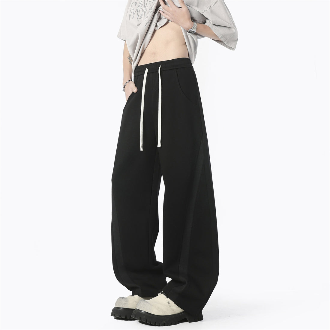 Unisex Bequeme und weite Sporthose Echo Archiv