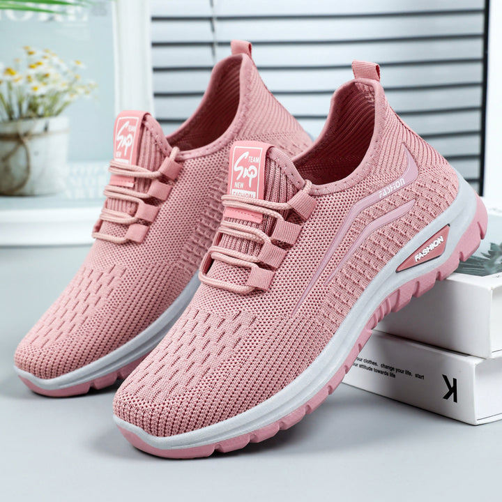 Damen nan leichter atmungsaktiver Strick-Sneaker mit dämpfender Komfortsohle Echo Archiv