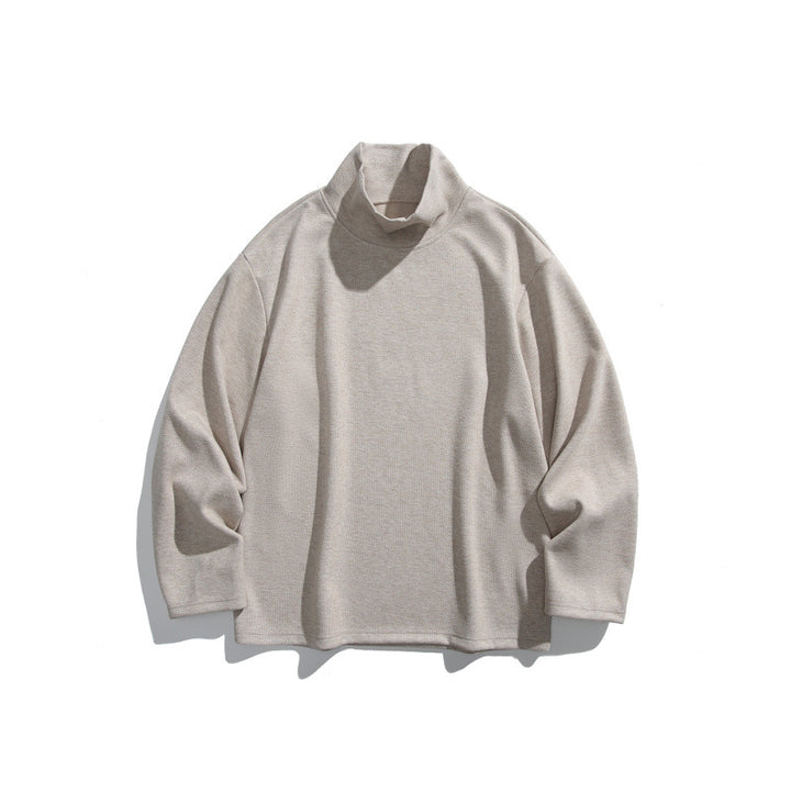Unisex Boxy-Feinstrickpullover mit kurzem Polokragen und geradem Saum Echo Archiv