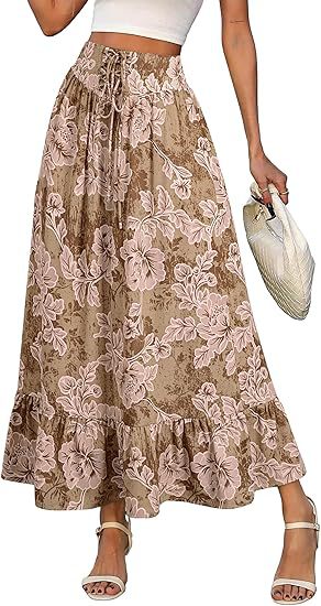 Damen Jumpsuit mit floralem Druck und elastischer Taillierung Echo Archiv