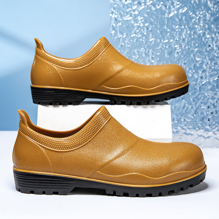 Unisex Wasserdichte Slip‑On Arbeitsschlupf mit profiliertem Anti‑Rutsch Laufsohlen‑Design Echoarhiv – Tavélo