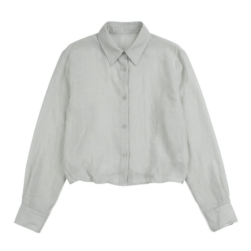 Damen Elegante und leichte Bluse mit Knopfdetails Echo Archiv