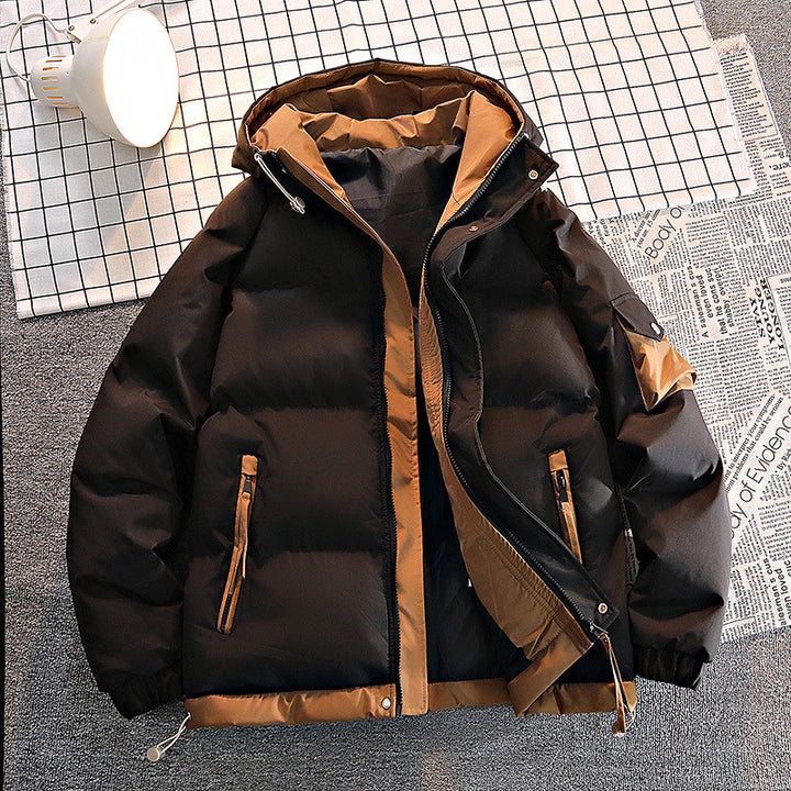 Herren  isolierte kapuzenpilotenjacke für kaltes Wetter mit Kordelzugsaum, elastischen Bündchen und schrägen Reißverschlusstaschen Echo Archiv