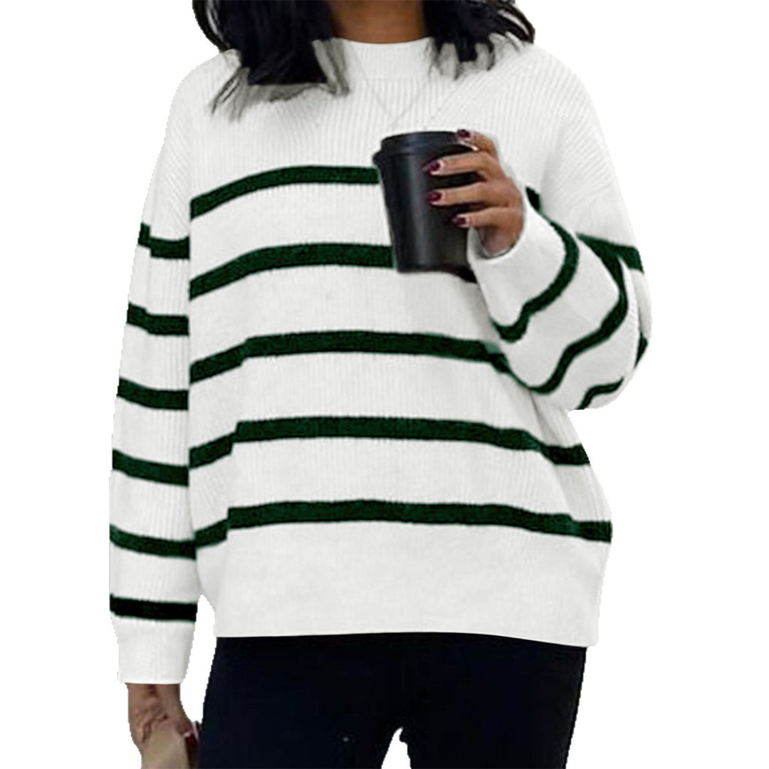 Damen nan oversized Mohair-Strickpullover mit weitem Carmen-Boat-Ausschnitt und flauschiger Struktur Echo Archiv