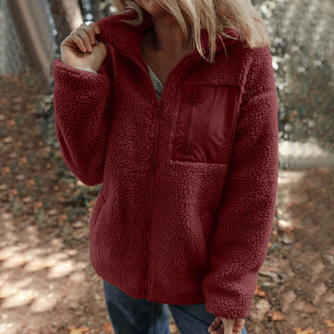 Damen Jacke mit hochabschließendem Kragen und praktischer Brusttasche Echoarchiv