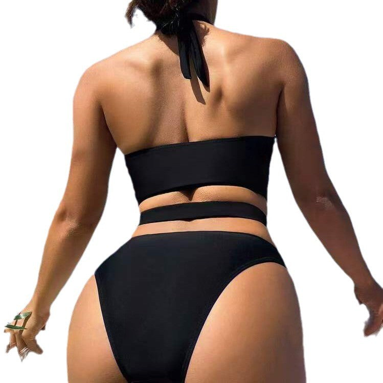 Damen Hochgeschnittener Einteiler mit raffinierten Cut-Outs Echo Archiv